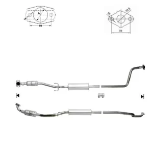 Catalizador TOYOTA YARIS 1.0i