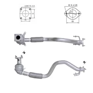 Catalizador VOLKSWAGEN GOLF V 1.4i 16V