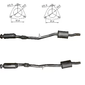 Catalizador AUDI A6 2.4i Izquierdo + Derecho