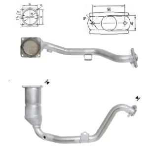 Catalizador CITROËN C4 1.6i