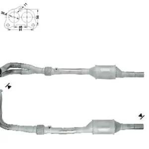 Catalizador VW POLO 1.6i