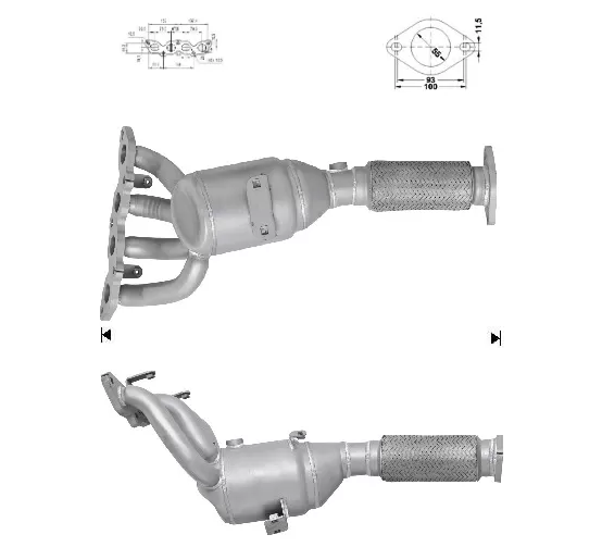 Catalizador FORD FIESTA 1.25i 16V