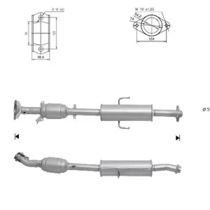 Catalizador MAZDA 6 2.0i 16V MZR