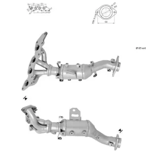 Catalizador MAZDA 6 2.0i 16V MZR