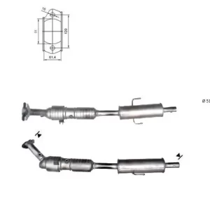 Catalizador MAZDA 6 2.0i