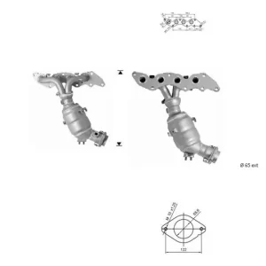 Catalizador MAZDA MX5 1.8i 16V