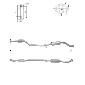 Catalizador MAZDA MX5 1.8i 16V