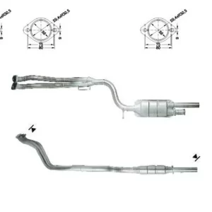 Catalizador MERCEDES W124 / T124