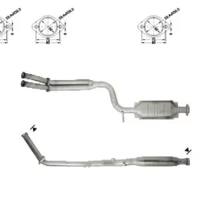 Catalizador MERCEDES T124,W124,C124
