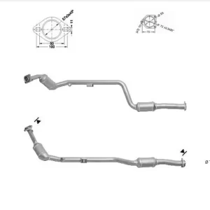 Catalizador MERCEDES W203, C209 Kompressor