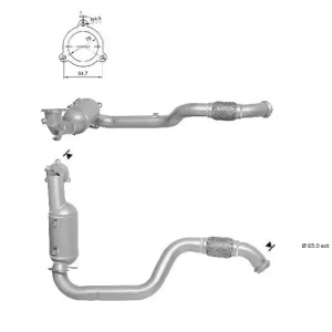 Catalizador MERCEDES W117, W156, W176, W246