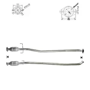 Catalizador TOYOTA RAV 4 2.0TD