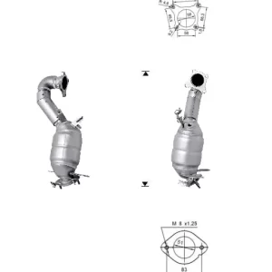 Catalizador AUDI A3 1.4i TFSI