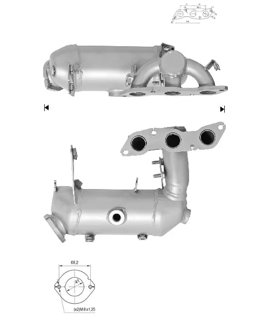 Catalizador SMART FORTWO 1.0i 12V