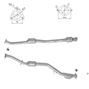 Catalizador SUBARU IMPREZA 2.0i 16V