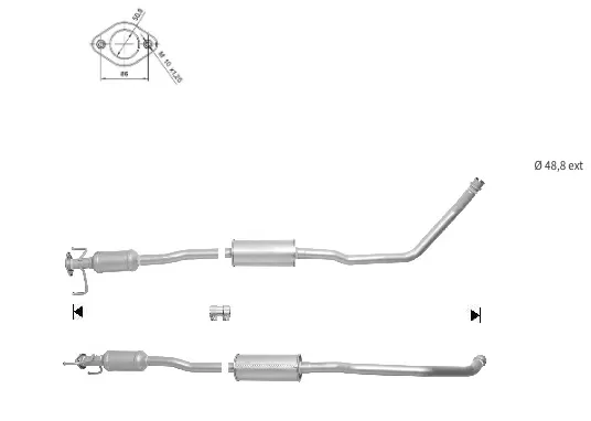 Catalizador SUZUKI SX4 1.5i VVT 16V