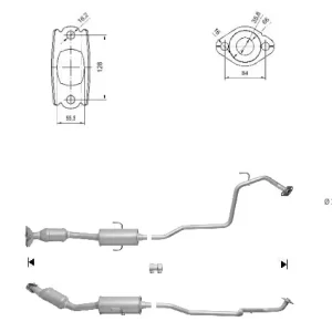 Catalizador TOYOTA YARIS 1.5i 16V