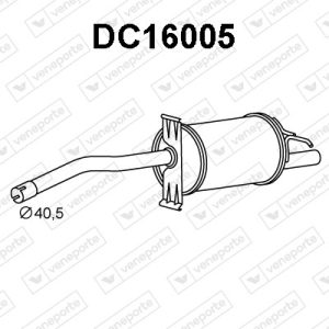 Silenciador trasero 200105063R-200105632R-200106968R-8200906535-