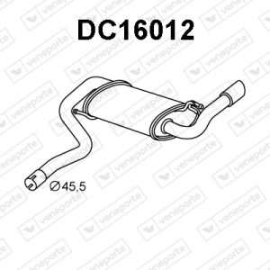 Silenciador trasero 200109918R-