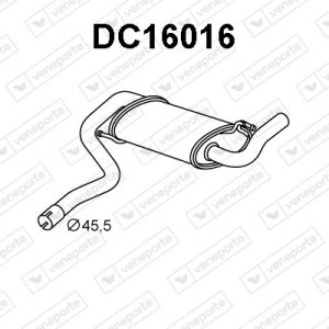 Silenciador trasero 200101179R-