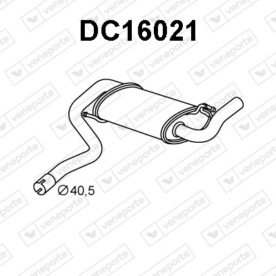 Silenciador trasero 200107364R-