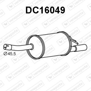 Silenciador trasero 200106232R-
