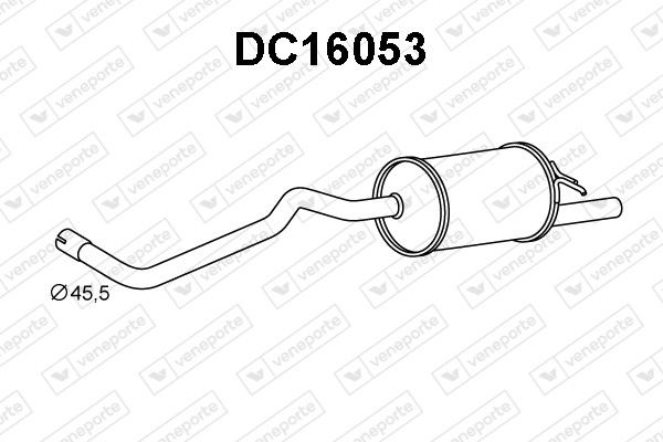 Silenciador trasero 200100419R-200107572R-