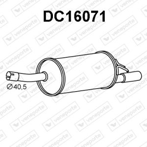 Silenciador trasero 200104577R-