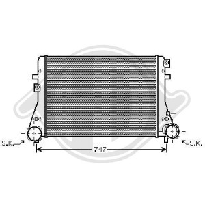 Radiador de aire de admisi¢n 1K0145803