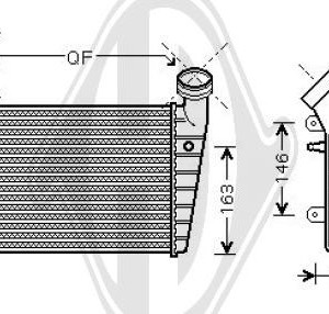Radiador de aire de admisi¢n 3B0145805D