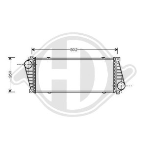 Radiador de aire de admisi¢n A9015010701