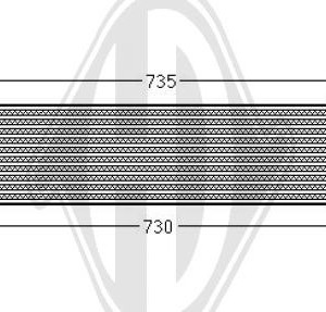 Radiador de aire de admisi¢n 1231015