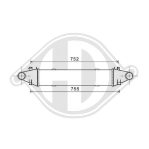 Radiador de aire de admisi¢n A2045000300