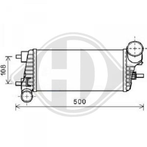 Radiador de aire de admisi¢n 1712541