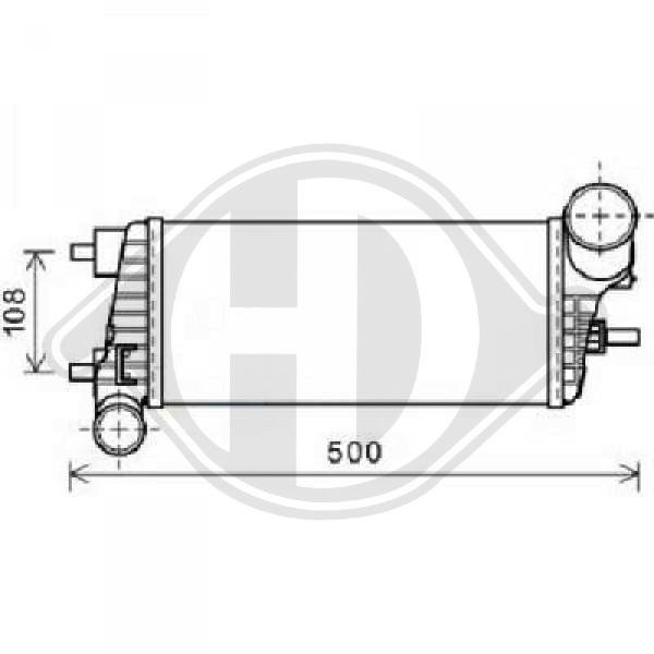 Radiador de aire de admisi¢n 1712541