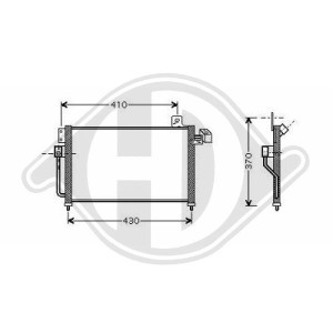 Condensador, aire acondicionado CBY56148ZA
