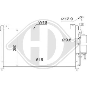 Condensador, aire acondicionado C00361K39