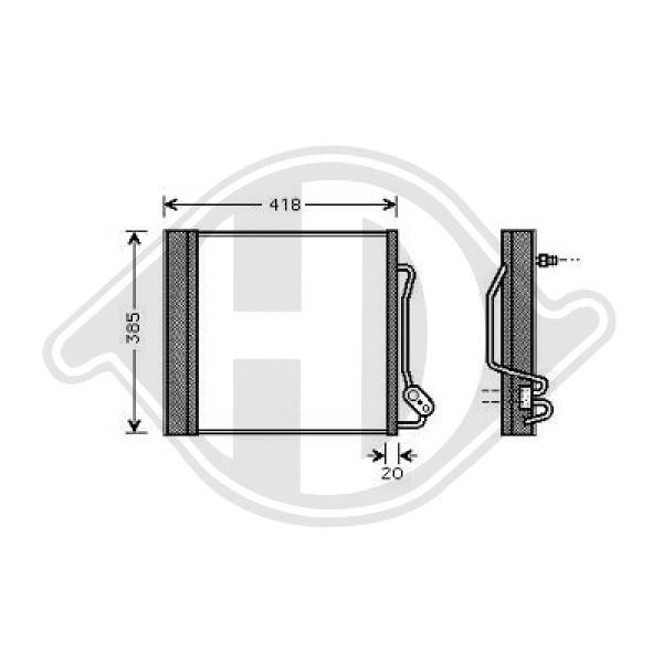 Condensador, aire acondicionado 0013198V001