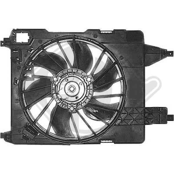 Ventilador, refrigeraci¢n del motor 7701054966