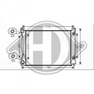 Radiador, refrigeraci¢n del motor 4F0121251AE