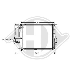 Radiador, refrigeraci¢n del motor 17 10 1 432 819