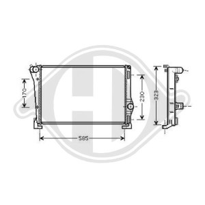 Radiador, refrigeraci¢n del motor 517 00 805