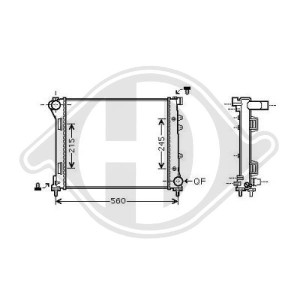 Radiador, refrigeraci¢n del motor 51793589