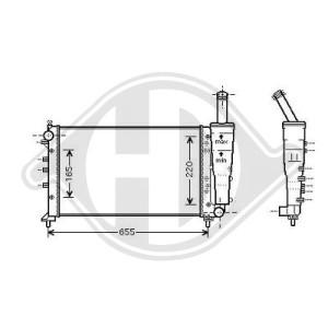 Radiador, refrigeraci¢n del motor 51724188