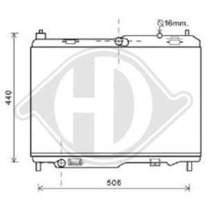 Radiador, refrigeraci¢n del motor 1516268