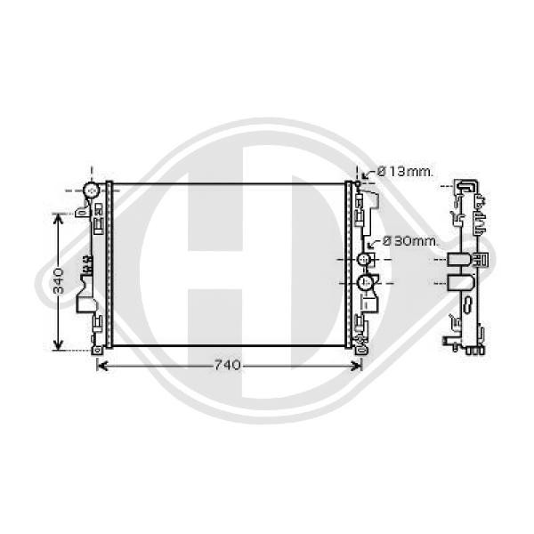 Radiador, refrigeraci¢n del motor A6395010401