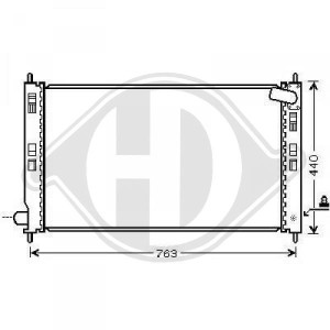 Radiador, refrigeraci¢n del motor 1330T0
