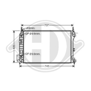 Radiador, refrigeraci¢n del motor 51770411
