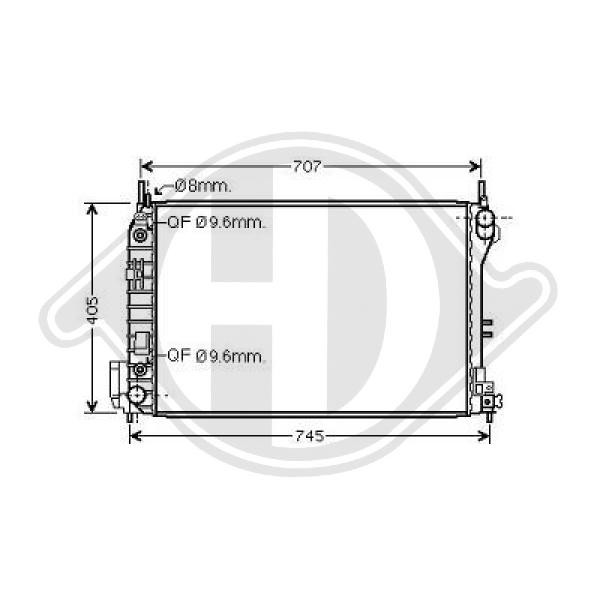 Radiador, refrigeraci¢n del motor 51770411