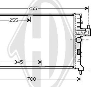 Radiador, refrigeraci¢n del motor 13100381